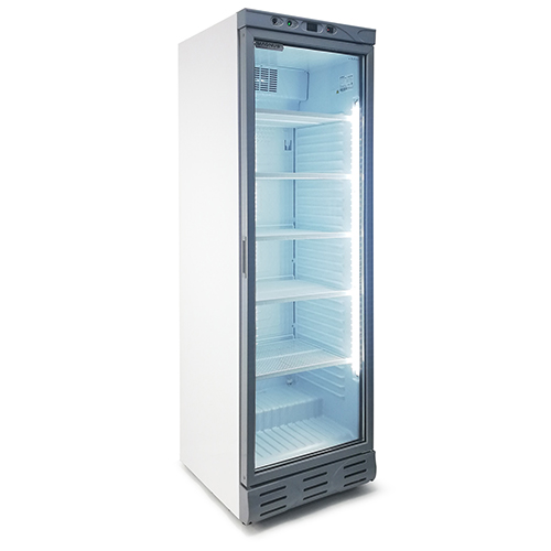 Armario frigorífico expositor 0/+10ºC con termostato digital, 382 l