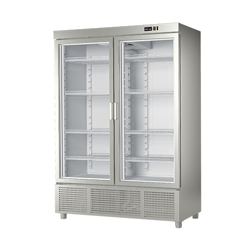 Armario frigorífico de conservación con puerta de cristal, 868 l