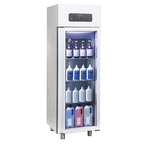Armário frigorífico de conservação pharma com porta de vidro, 400 l