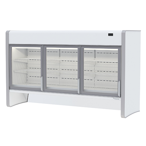 Professional display freezer, 768 l - Automatic defrost
