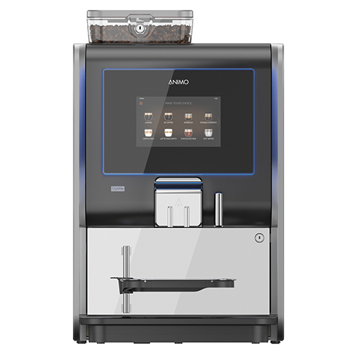 Máquina automática de café em grão com 2 depósitos para produtos instantâneos