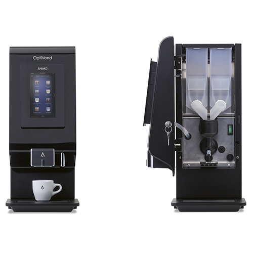 Máquina automática com 2 depósitos para produtos instantâneos