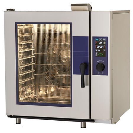 Electric combi oven with boiler, 10 GN1/1