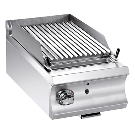 Gas lava stones grill, 370x640 mm, TOP