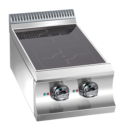 Induction stove with 2 inductors, TOP