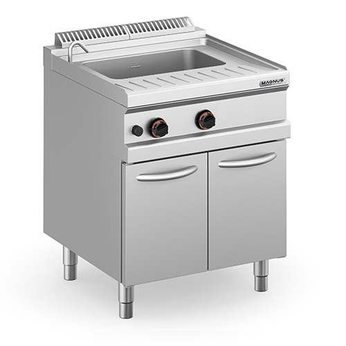 Gas pasta cooker 40 l, free standing