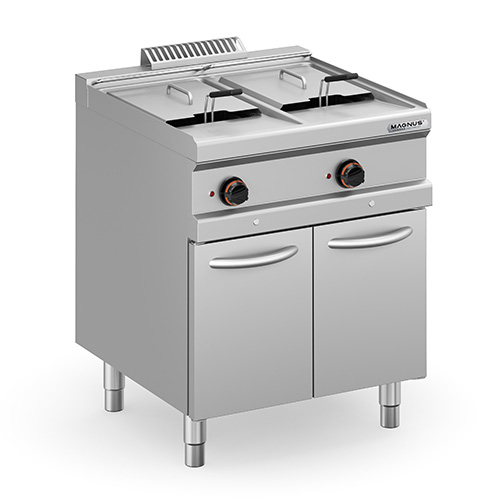 Electric fryer 13+13 l, free standing