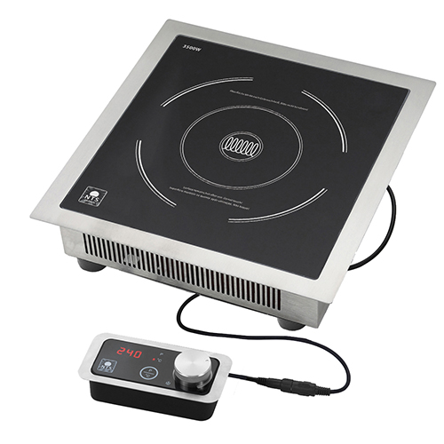 Induction cooker with remote control, built-in model