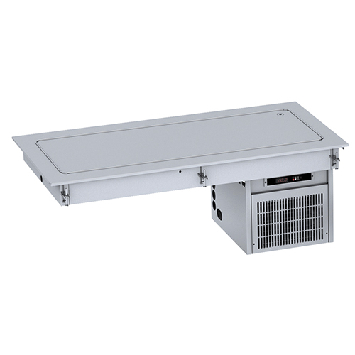 Built-in buffet with static cooling, 2x GN1/1: cold plate 1 level