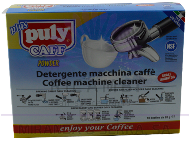 Detergent for coffee machines, 10 packs