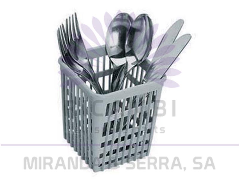 Square rack for cutlery, 113x113x89 mm