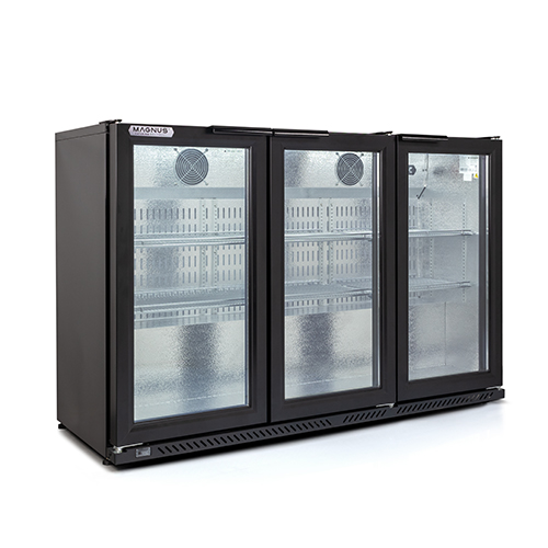 Back bar cooler 0 / +10 ºC, 342 l - Black