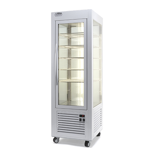 Armário panorâmico refrigerado, 360 l - Branco