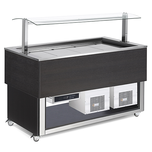 Buffet com refrigeração ventilada, 3x GN1/1