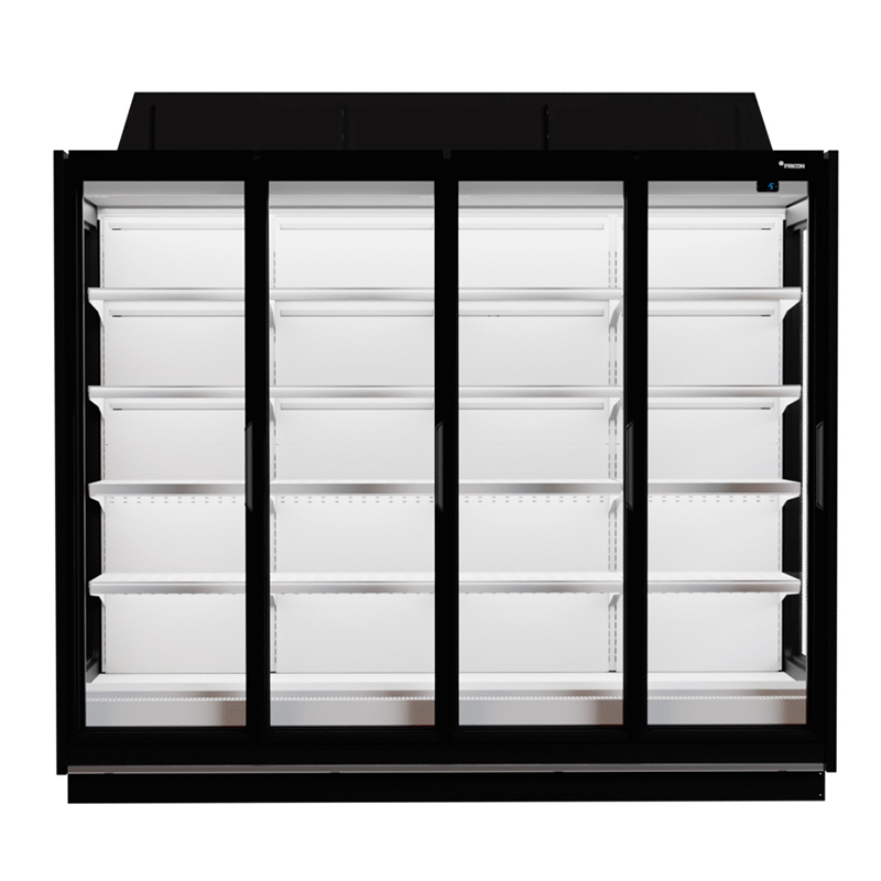 Mural de frio, bi-temperatura - 4 puertas