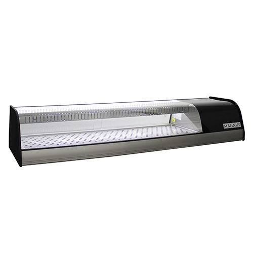 Vitrina de sushi refrigerada, 6xGN1/3