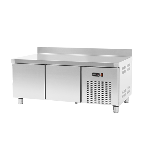 Refrigerated base counter for kicthen line with 2 drawers, 74 l