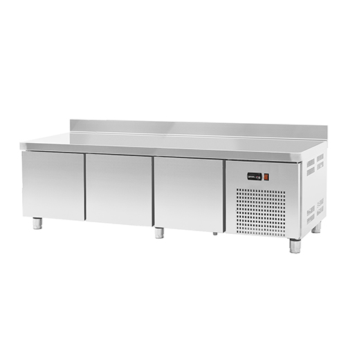 Refrigerated base counter for kicthen line with 3 drawers, 121 l