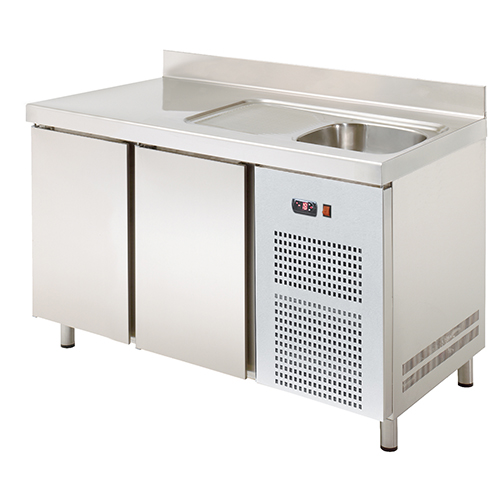 Mesa refrigerada con seno (350x360x150 mm), 255 l