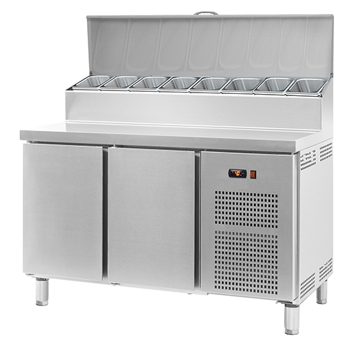 Mesa refrigerada para preparar sándwiches y ensaladas, 274 l