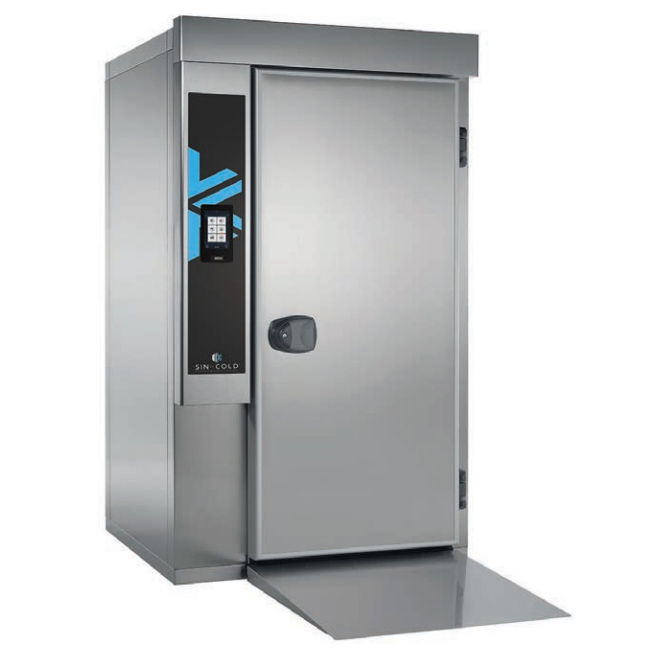 Blast chiller and shock freezer for 20x GN1/1 trolley with air remote unit (up to 10 m)