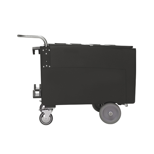 Mobile ice storage bin