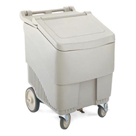 Mobile ice storage bin