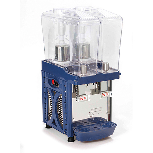 Refrigerated drink dispenser, 2x10 l