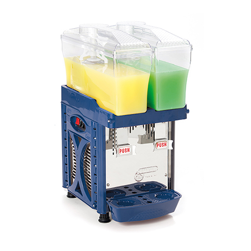 Refrigerated drink dispenser, 2x5 l