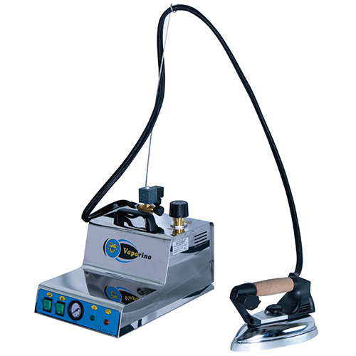 Steam generator with iron