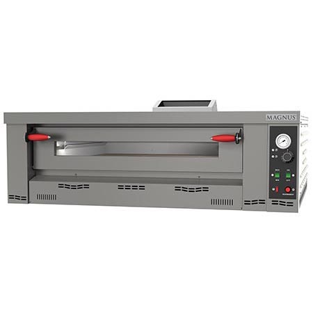 Horno de pizza a gas, 1 cámara 700x700x150 mm