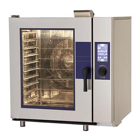 Horno convector mixto a gas HI-TECH, 10 GN1/1