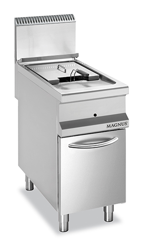 Gas fryer 18 l, free standing