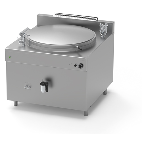 Marmita elétrica de 300 l com autoclave, aquecimento indireto