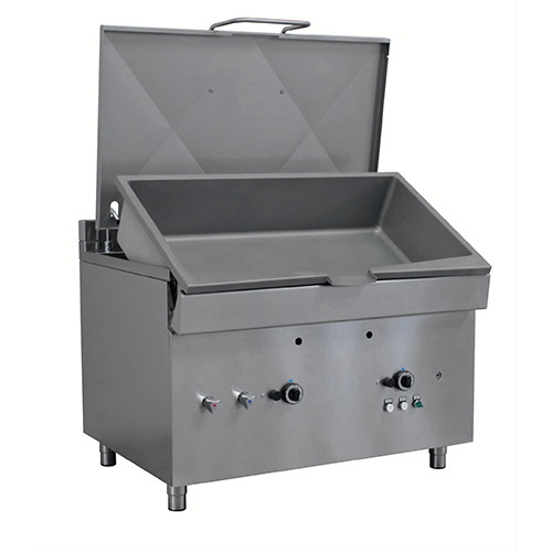 Tilting braising pan of 200 l, direct electric heating