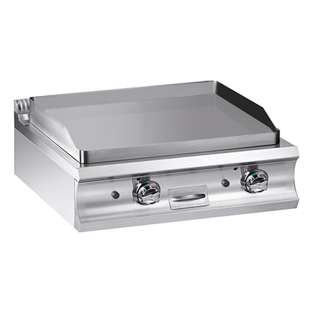 Fry-top a gas, plancha lisa 780x720 mm, TOP