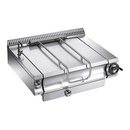 Electric braising pan, stainless steel tank 80 l, TOP