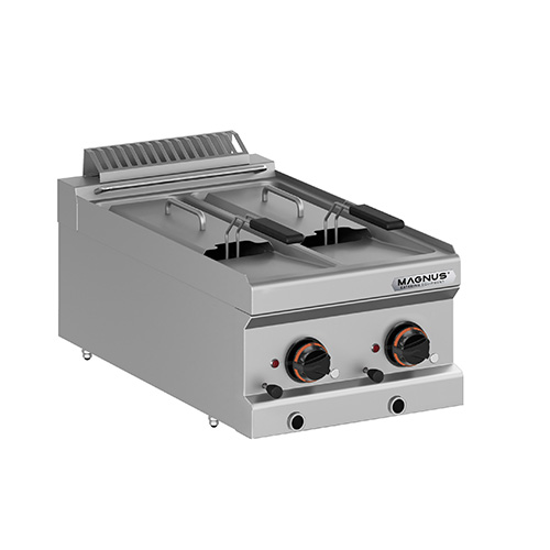 Electric fryer 6+6 l, countertop