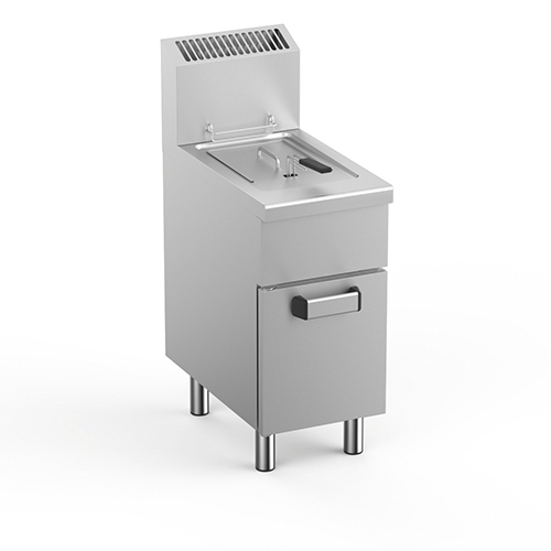 Gas fryer 14 l, free standing