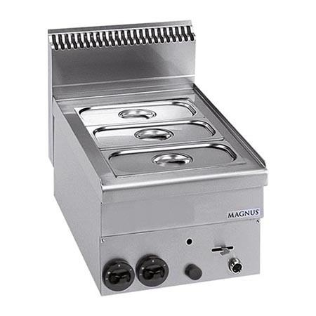 Gas bain-marie GN 1/2 + 1/3, countertop