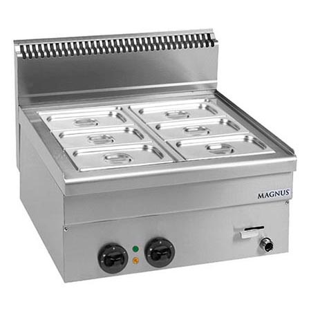 Electric bain-marie GN 1/1 + GN 1/4 + GN 1/4, countertop