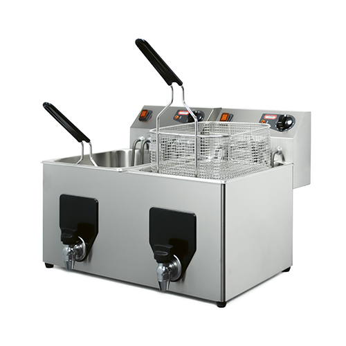 Electric fryer 8+8 l, countertop