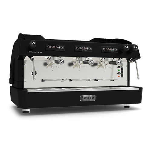 Máquina de café expresso automática con shot timers, 3 grupos - negro