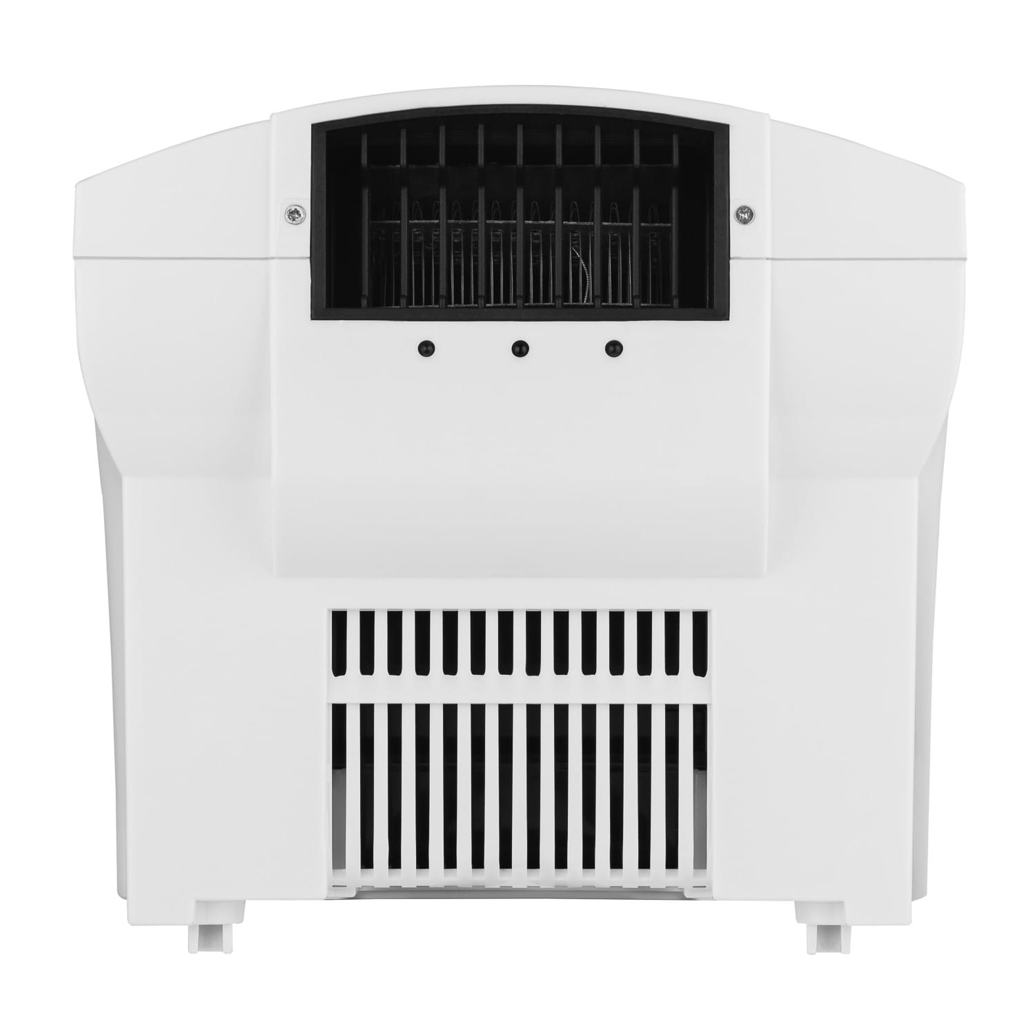 Hand dryer in white, low noise motor