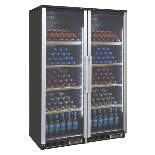 Wine display unit for 144 bottles