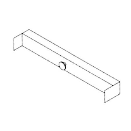 End plate for 90° curved roller way with microswitch