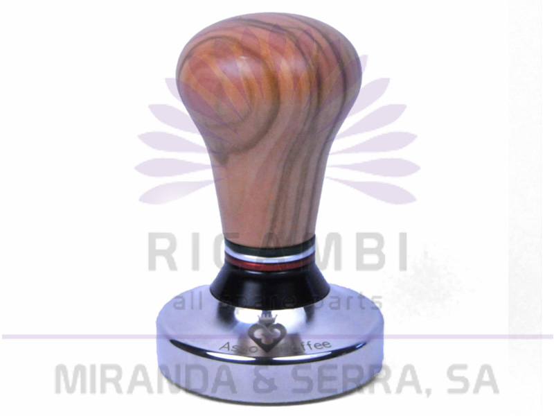 Wood / stainless steel tamper, Ø 58 mm