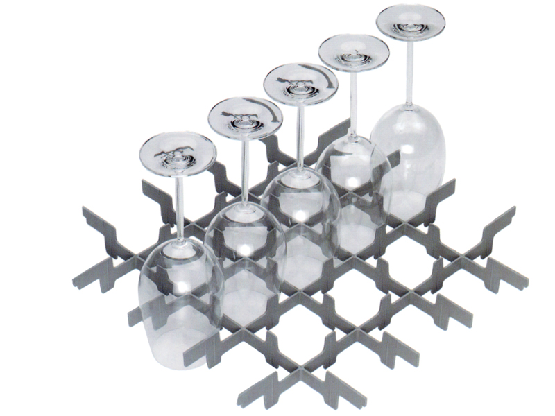 Divisória de copos 5x5 para cesto 500x500