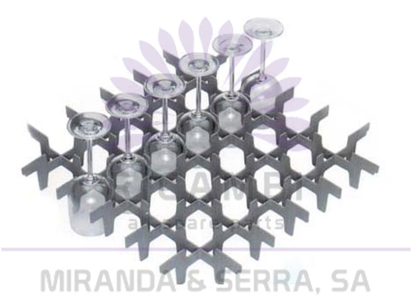 Divisória de copos 6x6 para cesto 500x500