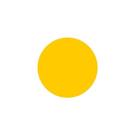 Yellow disc